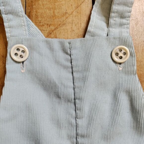 Healthtex overalls 18 months blue corduroy vintage pictures cotton spring easter - Picture 5 of 7